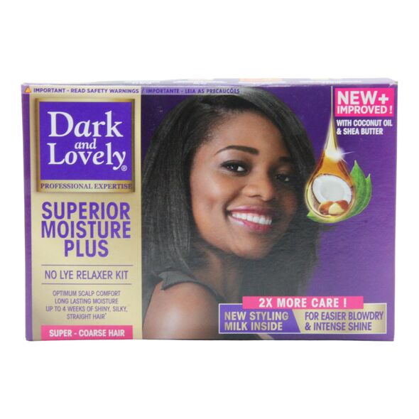 Dark and Lovely Superior Moisture Plus No Lye Relaxer Kit Super | Coarse Hair - image 1 | Afro Family Shop | KulturCart