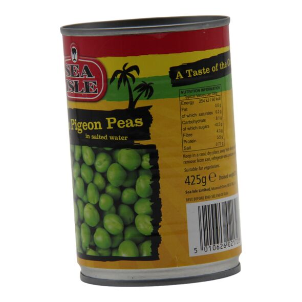 Sea Isle Green Pigeon Peas in Salted Water (425g) - image 2 | Afro Family Shop | KulturCart