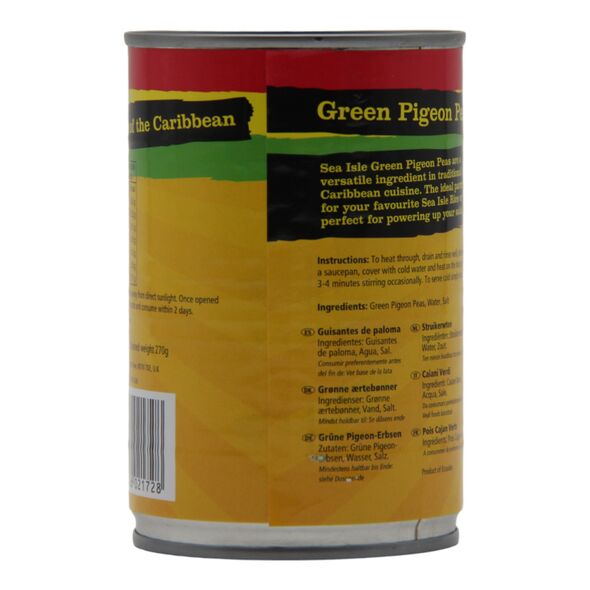 Sea Isle Green Pigeon Peas in Salted Water (425g) - image 5 | Afro Family Shop | KulturCart