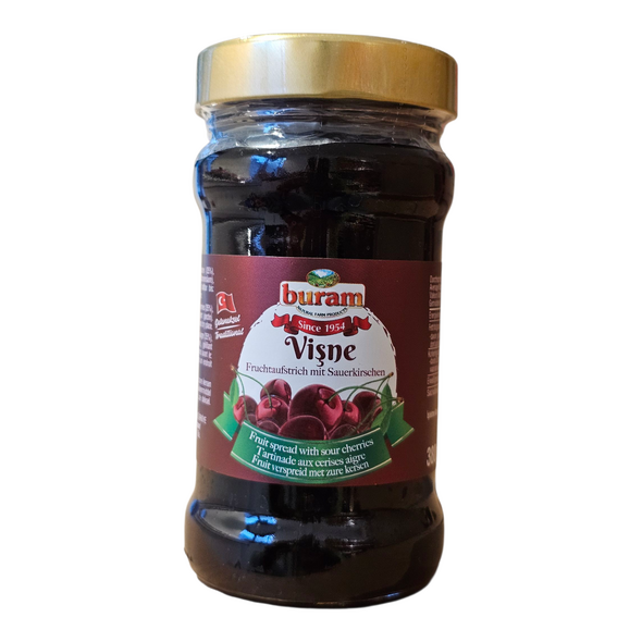 Buram Visne Fruchtaufstrich mit Sauerkirschen | Fruit spread with sour cherries (380g) - image 1 | Malaika afro international Markt | KulturCart
