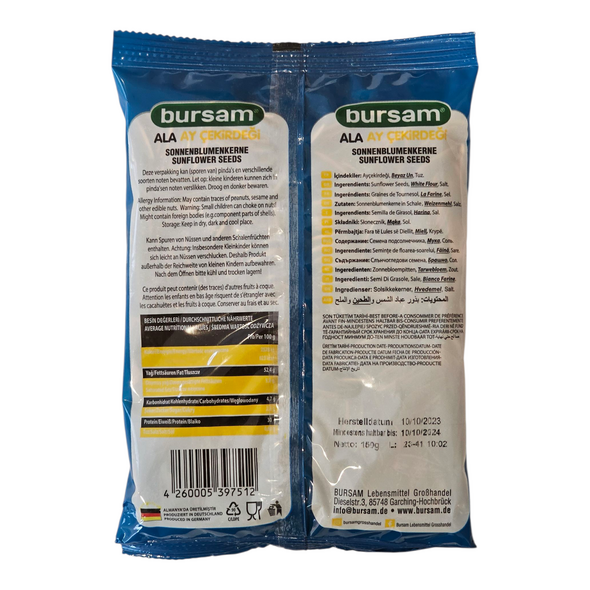 Bursam Ala Ay Cekirdegi SunFlower Seeds Extra Salted(160g) - image 4 | Malaika afro international Markt | KulturCart
