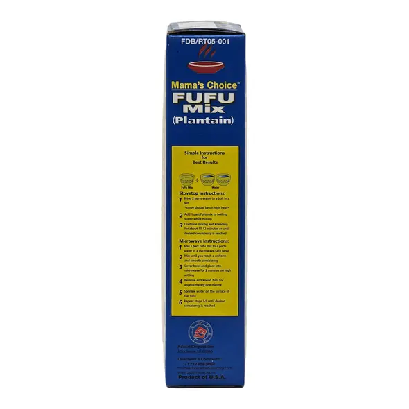Mama's choice fufu mix plantain - image 8 | OMOWEST AFRO INTERCONTINENTAL SHOP | KulturCart