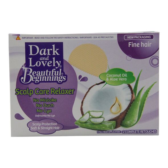 Dark and Lovely Beautiful Beginnings Scalp Care Relaxer Coconut Oil & Aloe Vera, Fine Hair - image 1 | Afro Family Shop | KulturCart