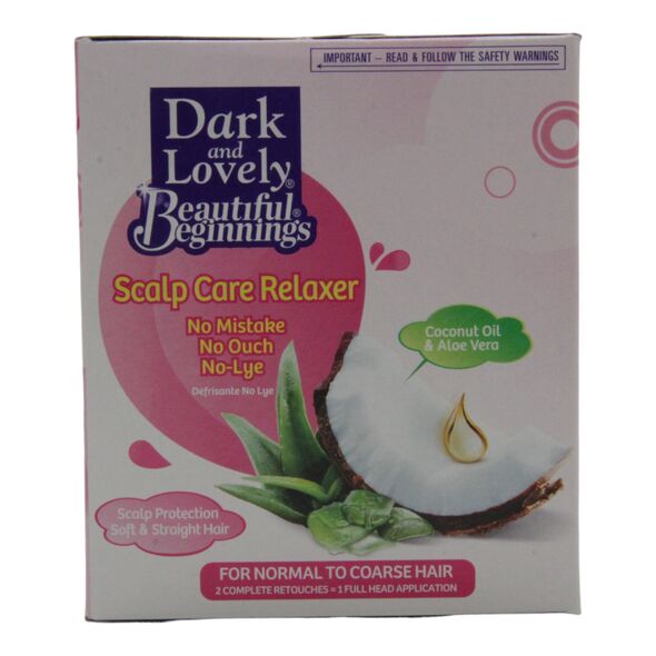Dark and Lovely Beautiful Beginnings Scalp Care Relaxer Coconut Oil & Aloe Vera, Normal to Coarse Hair - image 2 | Afro Family Shop | KulturCart