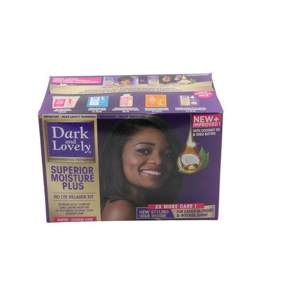 Dark and Lovely Superior Moisture Plus No Lye Relaxer Kit Super | Coarse Hair - image 5 | Afro Family Shop | KulturCart